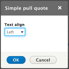 Simple align popup window