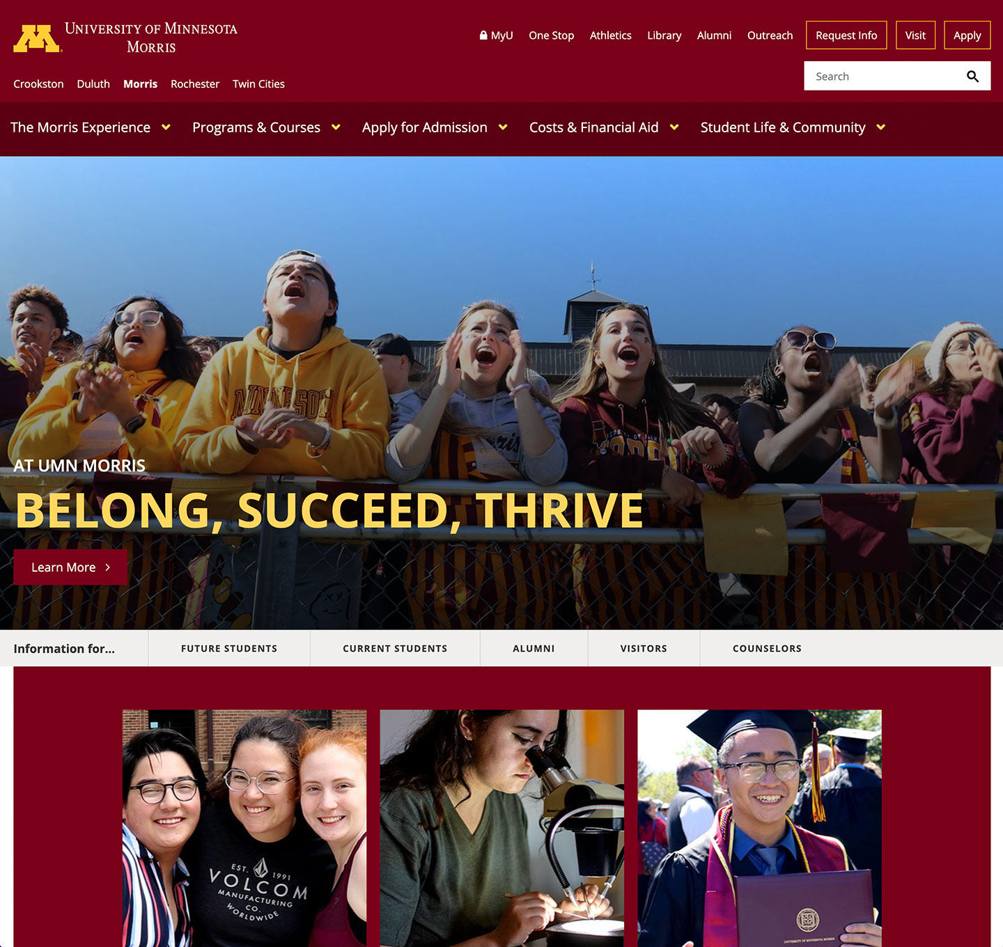 Morris campus website